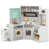 ColorBaby 39036 My Home Lavatrice Mini Giocattolo, Elettrodomestici per Giocare, con luce, Include Cestini e Appendini, Batterie Incluse, Pulizia Abbigliamento, Elettrodomestico, Giocattoli per