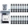 toolant Set di 20 punte magnetiche per cacciavite Phillips da 5,1 cm, antiscivolo, in acciaio S2, PH2, con punte lavorate a CNC, per trapano elettrico