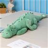 Leahaoe Drago di peluche gigante, XXL, 130 cm, morbido giocattolo fantasy, colori: blu, verde, rosa, bianco, 1,2 kg