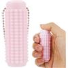 BOXOB Fidget Toys Portachiavi, Portatile Giocattolo Antidolorifico Portachiavi Sensoriale Spiky Fidget per Rilassarsi e Concentrarsi (Rosa)