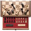 A&A Set di chess in legno di noce, da 15 pollici, con 3 pezzi, 2 extra queen/Classic Board Games