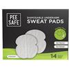 Pee Safe PEESAFE assorbenti monouso per il sudore delle ascelle - dritti (14 tamponi) | antitraspirante ascelle per donne e uomini | antisudore ascelle | ascelle assorbenti antisudore | sudore ascelle