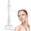 FLETUTE Derma Stamp & Microneedling Pen Pro - 140 aghi in titanio Dermastamp/Dermapen per ringiovanimento del viso, crescita dei capelli e cura del corpo (dermatologicamente testato)