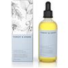 Forest & Shore Hallelujah Hair Oil®, olio 100% biologico e naturale, con olio di cocco, per cura e protezione, idrata e ripara i capelli secchi e danneggiati