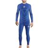 sesto senso Completo Termico per Ragazzo Maglietta a Maniche Lunghe Leggings Lunghi Intimo Sportivo Compressivo Base Basic 2XS/XS Green Verde