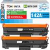TONTINTA [CON CHIP 142A W1420A Cartucce Toner Compatibili Capacità Standard 1000 Pagine 2 Neri per Stampante M110 M110w MFP M139 M140 M140w, Non Compatibile con stampanti con suffisso e