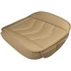 GIANT PANDA Confezione da 2 coprisedili per sedili anteriori, imbottiture in carbone di bambù traspirante per SUV, auto, 54,5 x 53,2 cm (beige, confezione da 2 pezzi universali)
