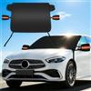 D-Lumina 600D Copertura Parabrezza Auto,Parasole Auto Parabrezza Pieghevole | Adatto per la Maggior Parte di Auto, Camion, SUV, Furgoni e Monovolume (Nero - 180x120cm)
