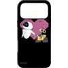 Disney Pixar Custodia per iPhone 17 Pro Max Disney Pixar Wall-E ed Eve Heart