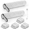 VOUPRONGZY per Roborock F25/F25 ACE/ F25 RT/F25 LT/F25 ALT/F25 GT/ F25 XT/F25 ACE Combo/F25 Combo Spazzole Rullo Ricambi Accessori Aspirapolvere, avec 2 Rullo per Spazzole, 4 Filtri HEPA, 1 Spazzola