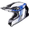 SCORPION Casco VX-16 EVO AIR LIGNES Nero Blu SCORPION