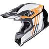 SCORPION Casco VX-16 EVO AIR LIGNES Nero Arancione SCORPION