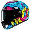 HJC Casco V10 SQUEEZE Giallo Azzurro HJC
