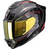 SCORPION Casco EXO-1500 AIR MUNDI CARBON Nero Rosso Giallo SCORPION