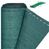 Relaxdays Rete di Recinzione per Recinti e Ringhiere, Tessuto HDPE, Protezione Raggi UV, Resistente, 1,2 x 25 m, Verde
