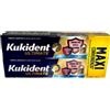 Kukident - Ultimate Sapore Fresco Crema Adesiva per Dentiera Confezione Bipack 114 Gr (2 x 57 Gr)