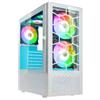 KOLINK Case Kolink Observatory MX Glass ARGB Midi Tower in vetro temperato Bianco