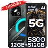 DOOGEE Blade GT Pro 5G Telefono robusto 6.72'' 120Hz 32GB(12+20) 512GB 10.5mm Ultra-sottile Effetto luce LED 100MP AI Camera Cellulare