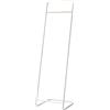 YAMAZAKI 7671 TOWER Coat Hanger, white, Steel/Wood, 40 x 40 x 140 cm