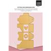 Vaessen Creative Fustelle da Taglio Set - Confezione Regalo da 3,5 x 3,5 x 2,5 cm - 3 Pezzi - Wrapping Dies per Scatole Cardstock, Gift Boxes, Regali di Natale e DIY