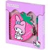 KARACTERMANIA Hello Kitty My Melody Strawberry-Confezione con Diario Fragola + Penna 6 Colori, Rosa