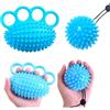 Qiundar Pallina Fisioterapia Mano Bambino 2 Pezzi Attrezzo Ginnico per Le Dita Pallina Antistress Mano Terapia Alleviare Stress Mano Massaggio Palline Palla per Anziani e Adulti
