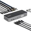 StarTech Dock USB-C Triplo 4K 60Hz HDMI o DP, MacBook e Windows, 140W