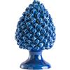 BEVILACQUA PIGNA DECORATIVA, CERAMICA SICILIANA BLU, XL - h 40 x L 24 cm
