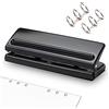 Wailicop Perforatrice a 6 fori DIN A5, 6 fori, distanziatore regolabile, per raccoglitori di carta A4 A6