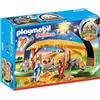 PLAYMOBIL Christmas 9494, Presepe illuminato con piedini pieghevoli, Dai 4 anni