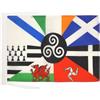 AZ FLAG Bandiera Celta Sei Nazioni 45x30 cm - Bandierina Celtica - Paesi Celtici 30x45 cm Cordicelle