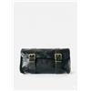 Fatto a mano Borsa porta attrezzi nera originale Goat Made By Expert Satchel regalo a sorp...