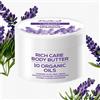 Biofresh cosmetics Via Natural Lavanda - Crema per il corpo con 10 oli biologici