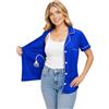 USBD Post Mastectomia Chirurgia Recupero Camicia Camisole - Blu - XX-Large