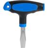 Mabor Cacciavite a testa piatta con manico a T da 10 mm, kit di cacciaviti ergonomici a testa piatta corta, strumenti di montaggio con manico in plastica per viti a taglio, 10 mm