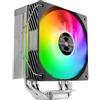 Mars Gaming MCPU-X4ARGB, Dissipatore CPU 220W TDP, 4x Heatpipes HCT Nuova Generazione, Ventola PWM SI Extreme-Silent ARGB 120mm, Nucleo in Rame Iperbilanciato, Compatibilità Intel e AMD, Nero