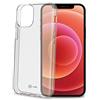 Celly Custodia trasparente per iPhone 12/12 Pro, custodia protettiva in silicone Gelskin TPU flessibile, antiurto e antigraffio