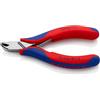 KNIPEX Tronchese per elettronica con tagliente frontale con impugnature multicomponente 115 mm, 64 52 115