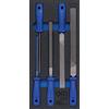 BGS 4030 | Modulo per carrelli portautensili 1/3: set lime | 5 pz.