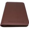 docsmagic.de Premium PRO-Player 4-Pocket Zip-Album Brown - 160 Card Binder - MTG - PKM - YGO - Cerniera Marrone