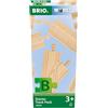 BRIO World — 36099 Rail Starter Assorment B | Set di guide in legno da 12 pezzi per bambini dai 3 anni in su
