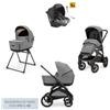 Inglesina Trio System Quattro Aptica Xt Darwin Recliner Canyon Grey 2025 di Inglesina