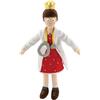 Aurora, Zog 61617 - Peluche a forma di principessa, 30,5 cm, multicolore