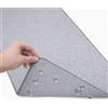 Elaine Karen Tappetino da bagno deluxe antiscivolo, in morbida schiuma, per vasca da bagno, con fori di scarico, ventose, 91,4 x 43,2 cm, grigio
