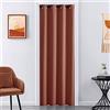 XTMYI Tende oscuranti per porte in vetro arancione bruciato, per soggiorno, camera da letto, porta scorrevole in vetro, decorazione hippie, decorazione autunnale, 106 x 203 cm