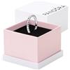 PANDORA ME Anello Pyramids in argento Sterling con borchie e zirconi cubici trasparenti, 58