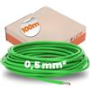 Lapp Filo di Cablaggio H05V-K 4510121, 1 x 0,50 mm², 100 m, Verde | Cavo unipolare flessibile HAR, ideale per cablaggio interno di dispositivi, lampade e impianti di segnalazione
