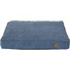 JACK AND VANILLA, Letto per Cani, Modello Riga, Colore Blu, Taglia L, 100 x 70 x 14 cm