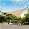 VERDELOOK - TENDA DA SOLE A VELA TRIANGOLARE 3 X 3 X 3 MT. COLORE ECRU' CON BORSA 824/1