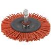 WOLFCRAFT - SPAZZOLA A DISCO CON FILO DI NYLON A GRANA GROSSA AGGRESSIVA Ø 75 MM. 1500000